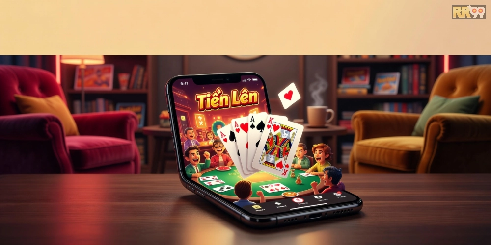 Hình minh họa giao diện chơi game bài tiến lên 69vn trên nền tảng di động uy tín