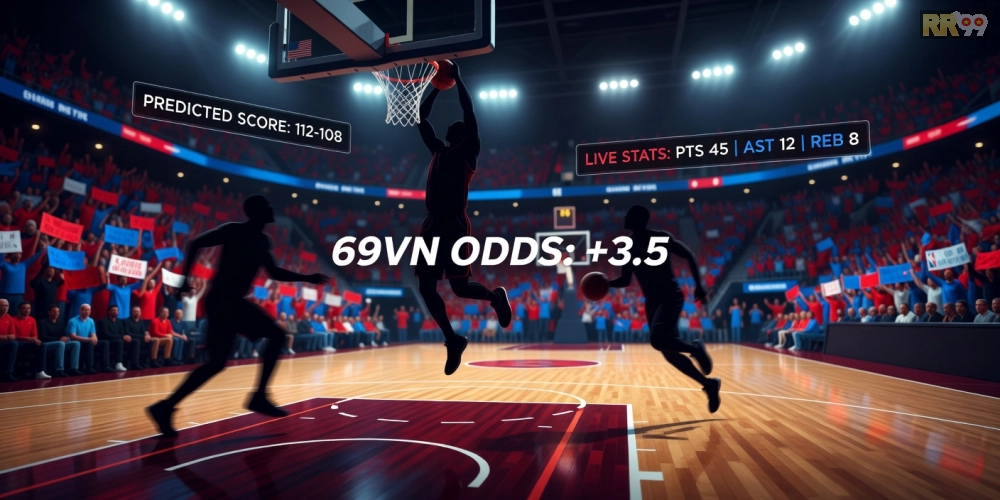 Hình ảnh giao diện cá cược bóng rổ NBA trên nền tảng 69vn chuyên nghiệp